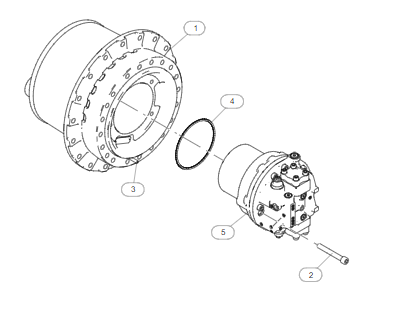 E325 E330 E330GC 行走总成 E325 E330 E330GC 行走总成