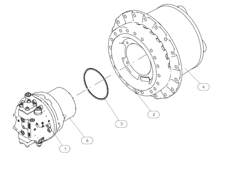 E330GC 行走总成 E330GC