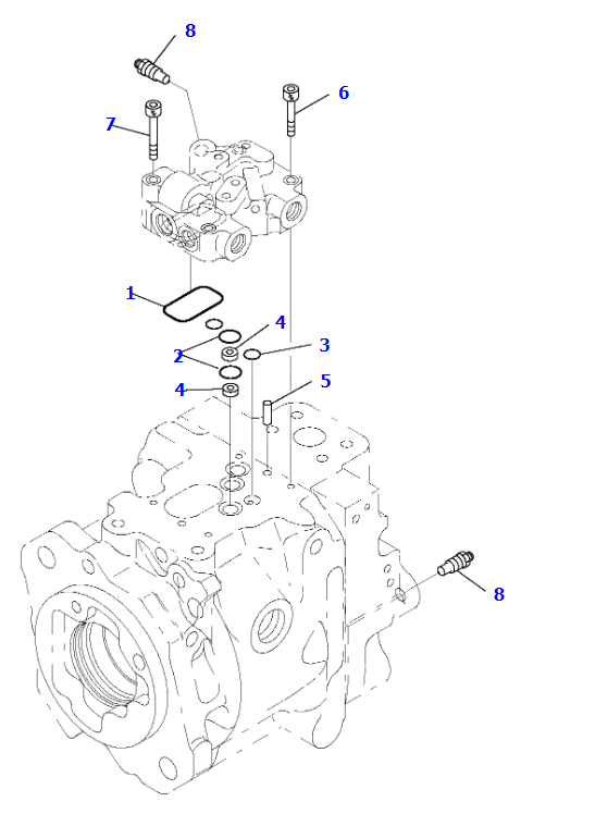 WB93,WB97液压泵(4) WB93, WB97液压泵(4)
