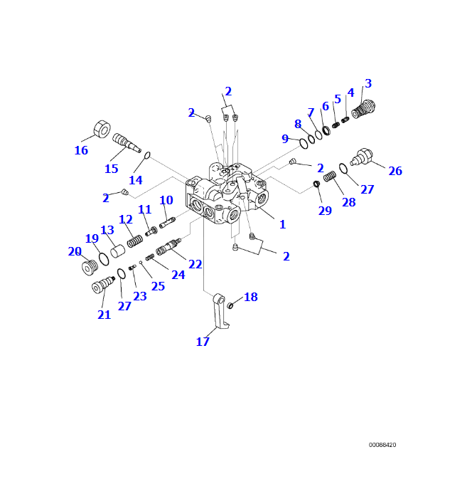 WB93,WB97液压泵(3) WB93,WB97液压泵(3)