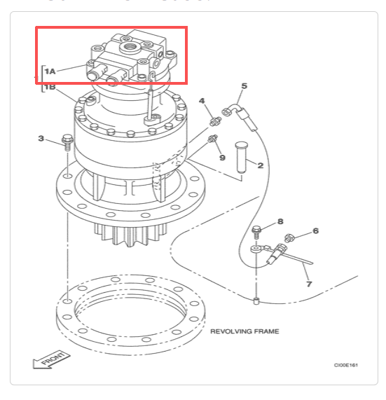 SH200 回转马达 SH200