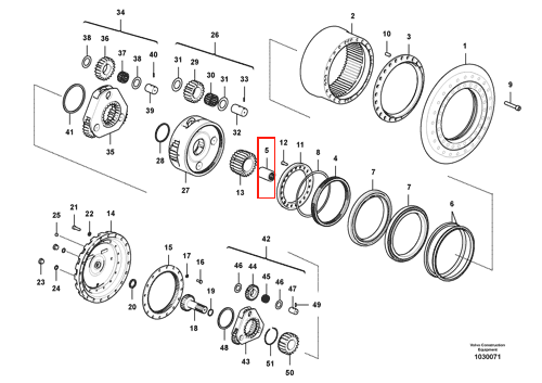临工500 行走花键套 500 行 走 花键套