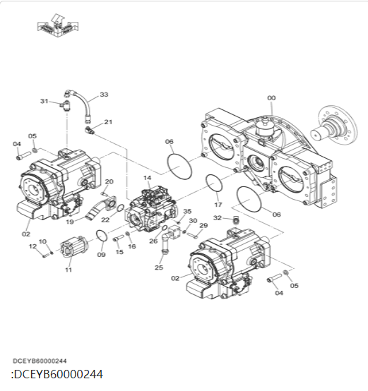 ZX900LCH-6A 液压泵 ZX900LCH-6A 液压泵