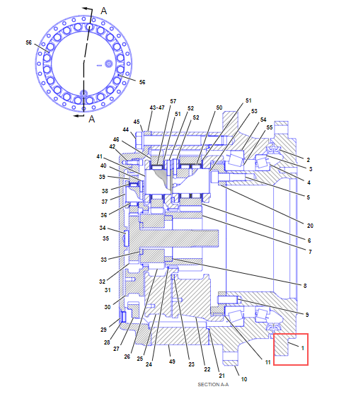 E390 行走马达壳 E390 行走马达壳