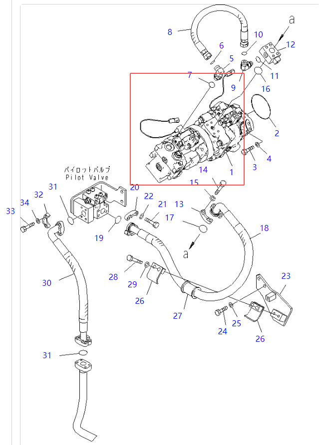 D375A-5 风扇泵 708-1W-00921 D375A-5 风扇泵 708-1W-00921