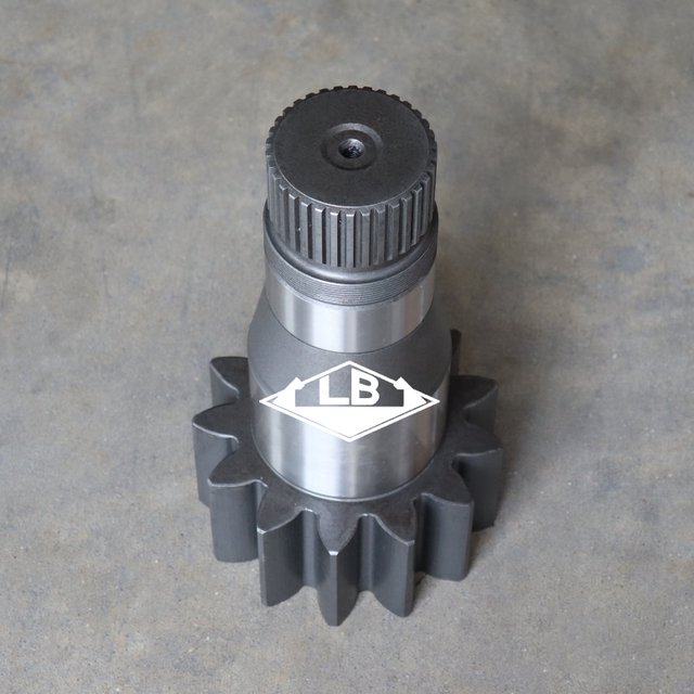 R210-9 R220-9 Eixo de balanço 39q6-12120 39q6-12121 engrenagem de pinhão de balanço para escavadeira hyundai