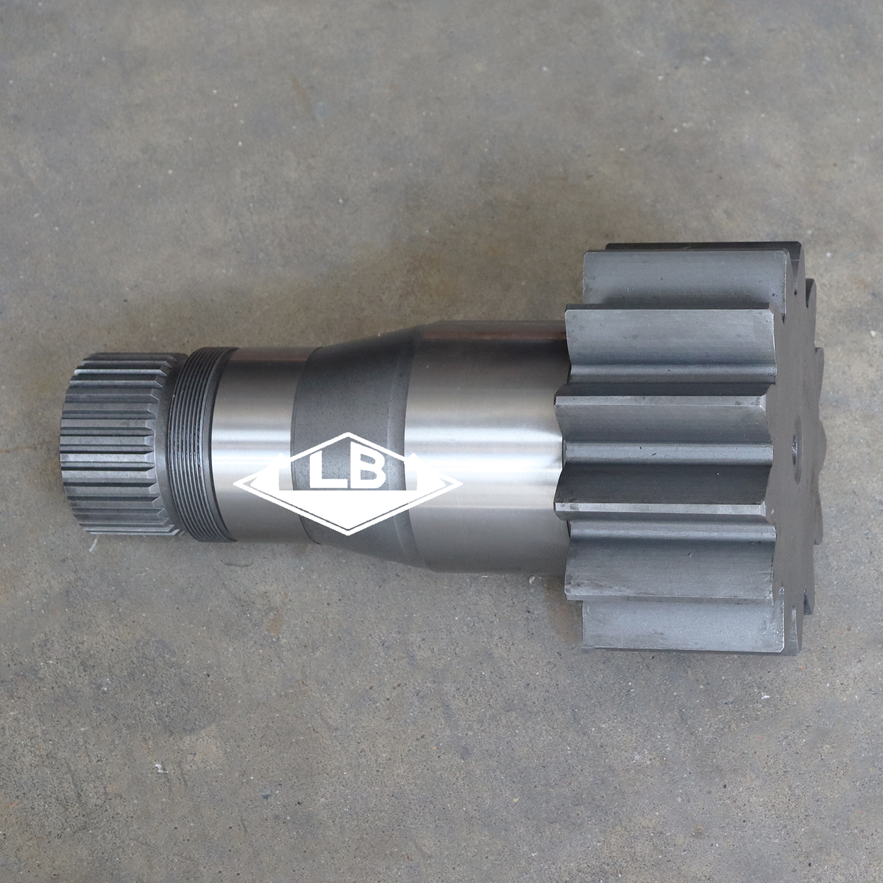 R210-9 R220-9 Eixo de balanço 39q6-12120 39q6-12121 engrenagem de pinhão de balanço para escavadeira hyundai
